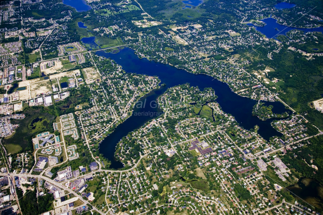 Wolverine Lake in Oakland County, Michigan